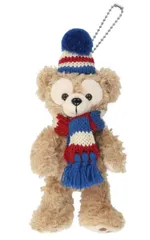 ダッフィー ぬいぐるみバッジ 「復刻・ウィンターシーズンコスチューム(2005年)」カラフルハピネス ダッフィー＆フレンズ20周年 人気 お土産