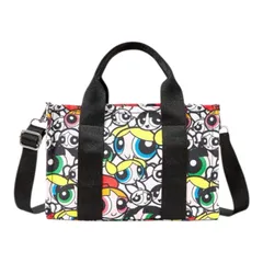 THE POWERPUFF GIRLS 　パワーパフガールズ　2wayバッグ　ショルダーバッグ　ハンドバッグ　パワパフ　バブルス　バターカップ　ブロッサム　Bag　可愛い　アメコミ　キャラクター　平成　レトロ　ギフト　プレゼント　海外雑貨
