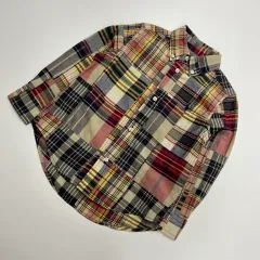 3T 100 ラルフローレン Polo Kids(ポロキッズ) パッチワーク シャツ