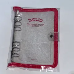 未開封 BUBBLE TEENFRESH クラッシュ a6 タダ レトロ レッド バインダー 出品