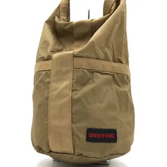 【美品】BRIEFING ブリーフィング BEAMS BOY 別注 TravelSac  ショルダーバッグ 巾着 カーキ ナイロン  鞄