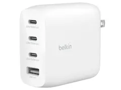 【新品・2営業日で発送】BELKIN BoostCharge Pro 112W 4ポート GaN PD急速充電器 USB-Cケーブル付き(WCH017qc2MWH-B6)