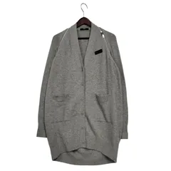 【中古品】DIESEL ディーゼル M-CLEO KNIT CARDIGAN A01254 ニットカーディガン サイズ：S カラー：グレー メンズ 【141-250413-as-33-izu】