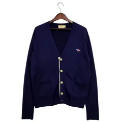 【中古】【メンズ】 MAISON KITSUNE メゾンキツネ VIRGIN WOOL CLASSIC CARDIGAN KMK-2600-A バージンウール クラシック カーディガン  【141-250128-as-14-IZU】
