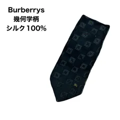 Burberrys  バーバリー　  ネクタイ　 幾何学柄 総柄　 シルク100%