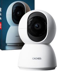 Free Shipping! [IF Design Award Winning] iPhone Compatible Pet Camera, 2K QHD, AI Intelligent, Night Vision, PTZ Swivel, 360° Panoramic View, Smartphone Compatible, Network Camera, 3 Megapixels, Pet Camera, 637fee37