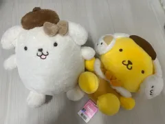 サンリオ ポムポムプリン ブラウン フレンズ ウィンター イヤーマフ 冬 中型 ぬいぐるみ まとめ 出品