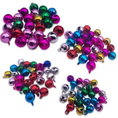【在庫セール】手芸用 鈴 手芸用鈴 ミックス 鈴 100個 6mm 手芸 8mm 10mm ノーブランド品 12mm （AP0023)
