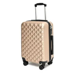 訳あり 展示品1点もの処分 ダイヤ柄 ♦ スーツケース Sサイズ 20インチ TSAロック 軽量 シンプル 国外旅行 旅行バッグ キャリーケース