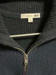UNIQLO JW・Kinloch Anderson(キンロックアンダーソン) スフレヤーンリップフルジップセーター L
