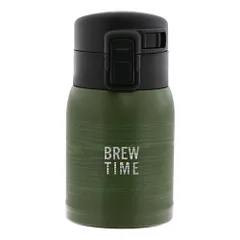 ベストコ ND-5123 カーキ ワンタッチステンレスボトル 200ml ブリュー ND5123のサムネイル
