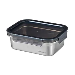 ベストコ LST515 シルバー ステンレス 保存容器 電子レンシ゛オーフ゛ン 食洗機 対応 1.2L 長方形 ロック&ロックのサムネイル