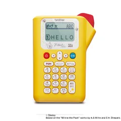 ブラザー(brother) PT-J100PHY プーさんイエロー ピータッチ P-touch ラベルライターのサムネイル