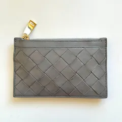 ボッテガヴェネタ　BOTTEGA VENETA マルチケース　コイン　キーケース　マキシ　イントレチャート　グレー