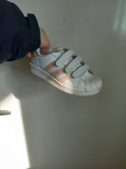 アディダス SUPERSTAR 白 ベルクロ スニーカー 180