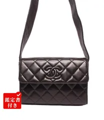 シャネル ショルダーバッグ ラムスキン ゴールド金具  2番台 肩掛け マトラッセ レディース CHANEL