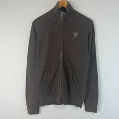 DIESEL ディーゼル スウェット フルジップ ブラウン Sサイズ メンズ 古着 モード Y2K