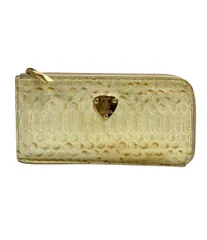 アタオ L字ファスナー長財布 パイソン レザー レディース ATAO