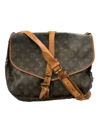 ルイ・ヴィトン ショルダーバッグ 斜め掛け ソミュール 35 モノグラム M42254 レディース メンズ LOUIS VUITTON