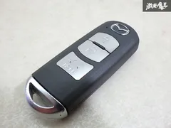 【保証付!!】マツダ 純正 キーレス リモコンキー 3ボタン 実働車外し 在庫有 カギ 鍵 キー 007YUUL0314 即納 棚