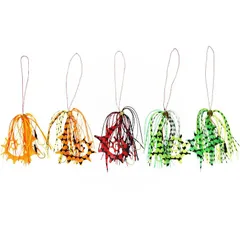 タイラバ スカート D　ネクタイ フック 交換用 2本針 5本セット　人気カラー