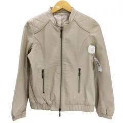 ユーズドフルギ USED古着 Lamb Leathe Rracing Lacket 羊革 ラムレザーシングル ジップアップ レーシング ライダース ジャケット レディース import：M 