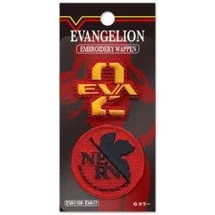新品 いろはism エヴァンゲリオン シール アイロン ワッペン アスカ カラー ・ 2号機 2個入 EVA1100-EVA17