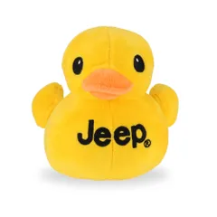 Jeep テキスト ロゴ アヒルのぬいぐるみ - 完璧な愛好家 You 've Been Ducked (イエロー) 