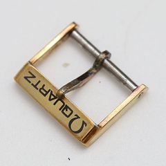オメガ メンズ用の純正尾錠 QUARTZ 1970年代 取り付け幅16mm 美品 