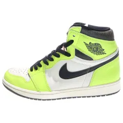 NIKE (ナイキ) AIR JORDAN1 HIGH OG VOLT 555088-702 エアジョーダン1 ボルト ハイカットスニーカー US10/28.0cm イエロー