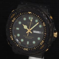 CASIO Diver クォーツ 腕時計 ブラック 動作未確認 B0173 - メルカリ