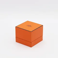 良品 エルメス 空箱 アクセサリー用/ケース  オレンジ メンズ/レディース用 KMR 2000000 NSK