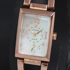 ソーラー シチズン ウィッカ B035-S051843 シェル文字盤 レディース腕時計 2000000 NSK KRK