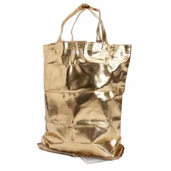 ズッカzucca パッカブルメタリックトートバッグ ゴールド