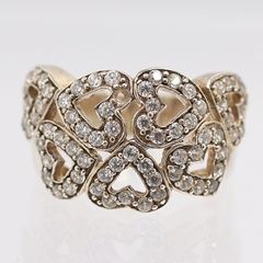 Star Jewelry SV & K18 コンビネーションリング #7 ♡ - メルカリ