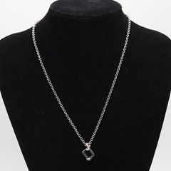 GARNI ガルニ スクエア オニキス ネックレス 47cm - メルカリ