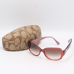 新品 COACH サングラス HC8043F グラデーション べっ甲柄 オレンジ