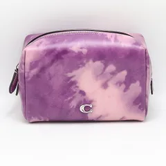  良品 コーチ マルチケース エッセンシャル ポーチ パープルカラー C2461-CT915 ブランド 小物  2000000 NSK KMR