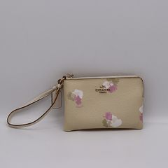 COACH Wristlet 43704 Natural Gold - メルカリ