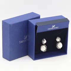 良品 スワロフスキー イヤリング パール シルバー レディース アクセサリー 2000000 NSK IKE