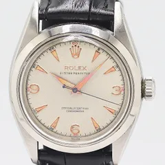 稼働 良品 ロレックス オイスターパーペチュアル 6580 39449 AT/自動巻き シルバー文字盤 メンズ腕時計 0000220 12JWT MST ABC17778のサムネイル