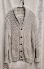 GAP メンズ グレー ニット カーディガン