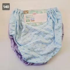 【140】【2枚組】女児ショーツ　140　ガールズショーツ　ガール　ショーツ　女の子下着　綿混ショーツ　ドライショーツ　ハート