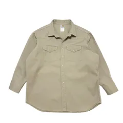 古着 カーハート Carhartt 長袖 ウエスタンシャツ ワークシャツ クリーニング済み 厚手 USA製 メンズ 実寸3L