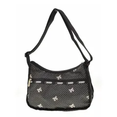 【LESPORTSAC】CLASSIC HOBO リボン ドットショルダーバッグ