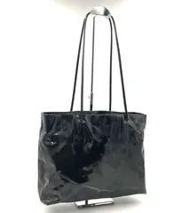 PRADA プラダ  ロゴエンボス　トートバッグ　肩がけ　ブラック　コーティングレザー　イタリア製　白タグあり　レディース　ラグジュアリー　高級　ハイブランド