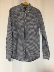 トミーヒルフィガー シャツ ネイビー CHECK / タグ NIKE xs