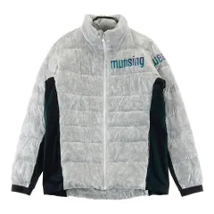 サイズ：LL MUNSING WEAR マンシングウェア  中綿ジャケット 総柄 ホワイト系 [240101602260] ゴルフウェア レディース ストスト