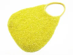 ANTEPRIMA アンテプリマ ラウンド 縦型 ワイヤーバッグ トートバッグ ハンドバッグ イエロー 黄色 鞄 レディース 保管品 E509LF