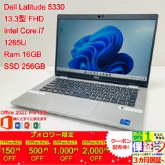 美品 DELL 驚速 12世代i7 1265U 16GB 512GB 14型 - メルカリ